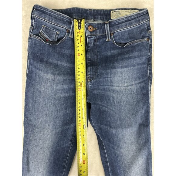 Diesel Jeans Skinzee High Women’s Size 28 X 32 Super Slim Skinny High Waist - Picture 7 of 10